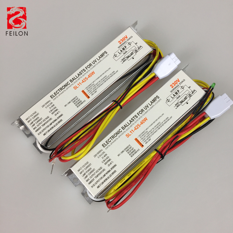 40w Ballast for Uv Lamp with Led Indicator And 4pins Connector Uv Ballast Lamp