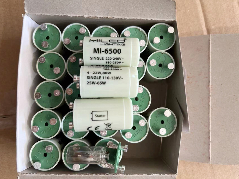 S2/FS-22/FS-2P FLUORESCENT STARTERS 4-22W Series 220-240V/Single 110-130v CE Ceritificated