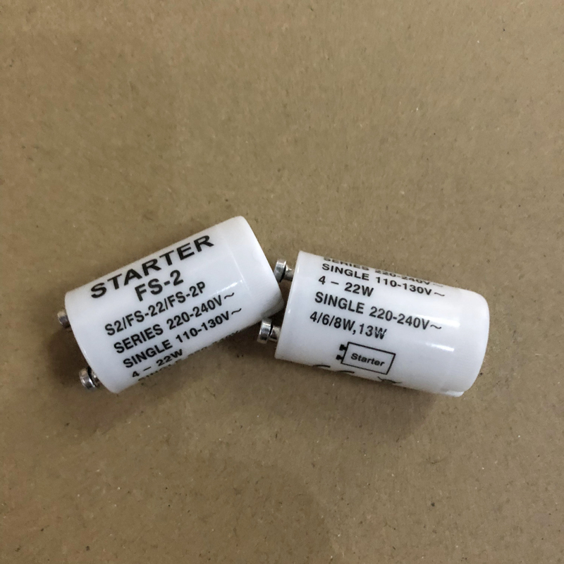 Fs 2 Fluorescent Tube Starter 4-22W Glow Starter for Fluorescent Light S2/FS-2