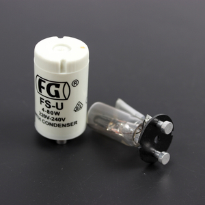 4-80w Fluorescent Starter CE Certificated 220-240V FS-U Lamp Starter with Condenser