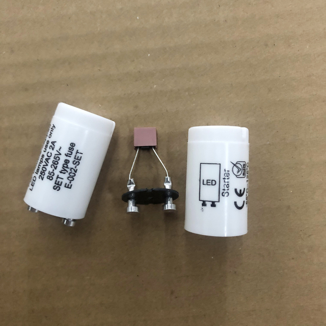 250v 0.5A/1A/1.5A/2A T8 Led Lights Starter CE Certiticate