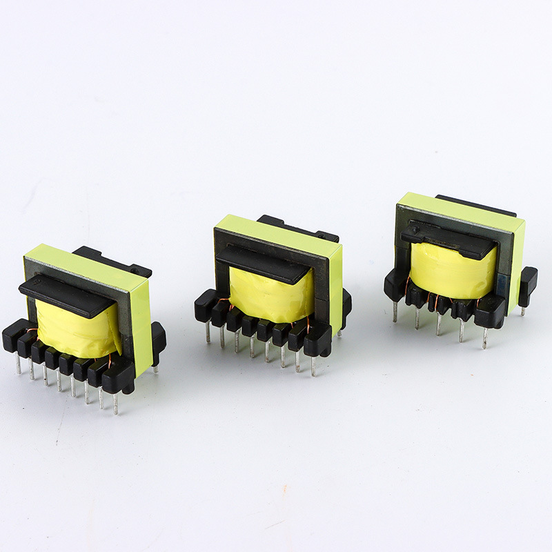 Manufacturer Direct Supply Vertical EE22-8+5 High Frequency Transformer Auto Single Phase Power Charger Transformer