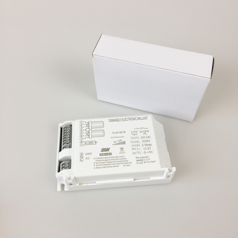 Pll Dimmable Ballast 0/1-10V Dimming Fluorescent Ballast 2x18W