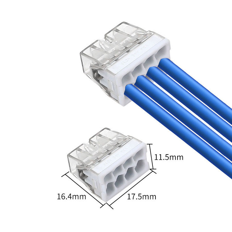 EU series quick connect terminal wire connector quick plug connector LED lamp terminal junction box wire connector