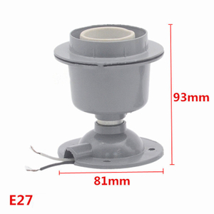 E27 E40 Explosion-proof Waterproof Screw Lamp Holder Aluminum Lamp Holder High Bay Light Factory Room Spotlight Lighting Fixture