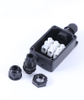 IP66 Mini Waterproof Box FSH100-2 Junction Box Sealed Outdoor Two Way Lighting Connector Room External 3 Heads