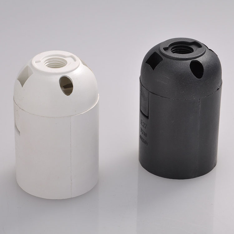 Manufacturers Supply Wholesale E27 Card Type Light Body Lightholder Plastic E27 Lamp Holder Led Screw Lamp Socket