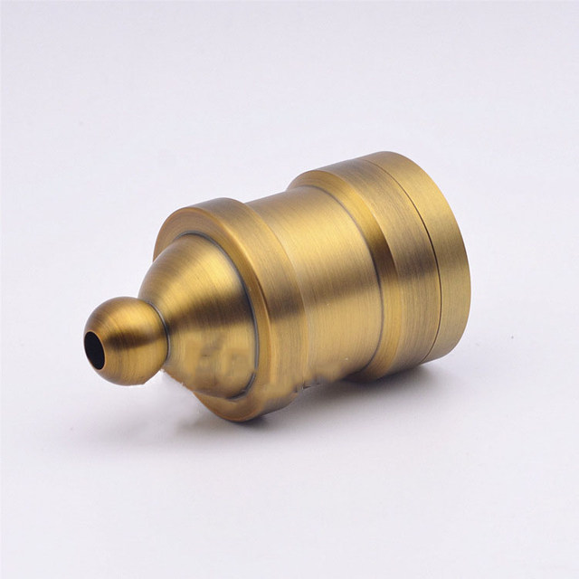 Edison Retro Aluminum Lamp Holder Ceiling Gold Bronze bar Creative Coffee Clothing Store Lighting Fixture Accessories