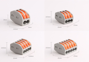 Replace Wago 222-412 222-413 222-415 PCT Junction Box Universal Lever Nut Fast Wire Connector