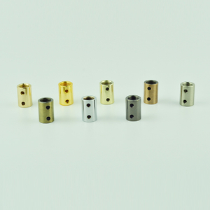M10 Inner Thread Lighting Connector Iron Fittings Inner Thread Pipe Joint Straight Double Pass Lamp Fittings