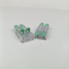 DIY 32A big current reusable lever nut UL listed fast connector 2 in 2 out 2 way wire connector