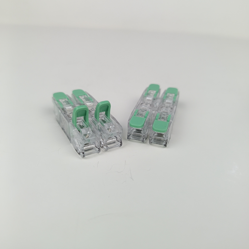 DIY 32A big current reusable lever nut UL listed fast connector 2 in 2 out 2 way wire connector