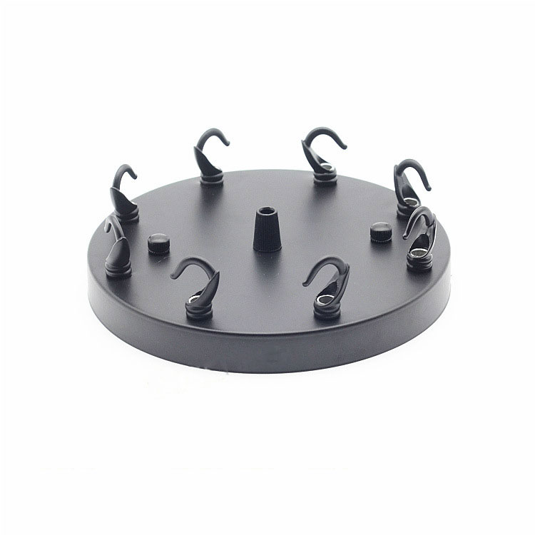 Straight Side Ceiling Disc Hook Ring Multi-hook Chassis Ceiling Plate Lighting Fixture Accessories