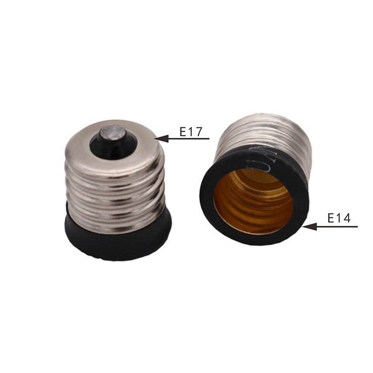 E17 to E14 Conversion Lamp Holder Light Base Converter LED Adapter Screw Lamp Socket E17-E14