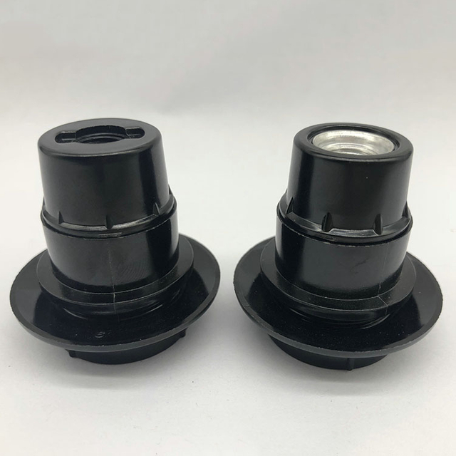 Factory Direct Sale E14 Bakelite Self-locking Half Tooth Lamp Holder Light Socket E14 Bakelite