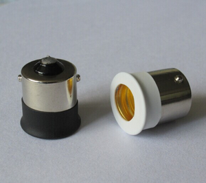 BA15D to E12 Conversion Lamp Holder Light Socket BA15S to E12 Lamp Holder BA15 to E12
