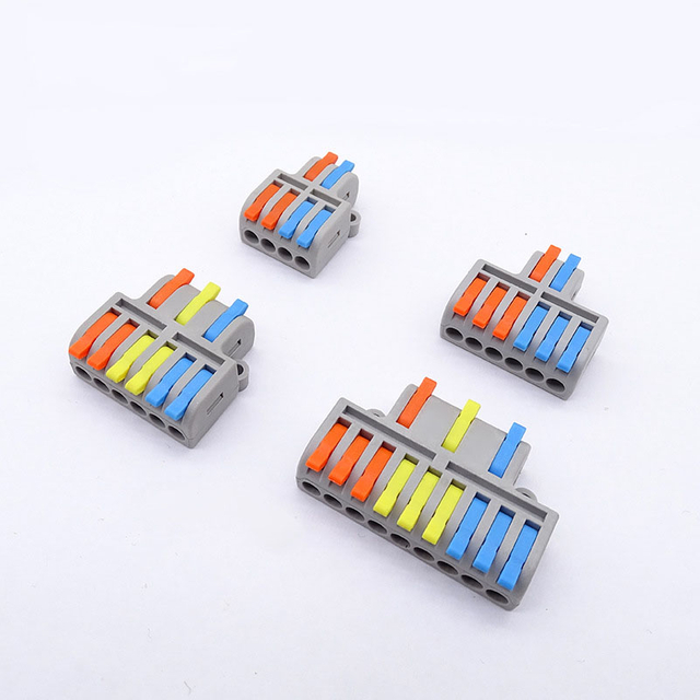  UL And TUV Certificate 1 in 2 Out 1in 3 Out DF-42 DF-62 DF-63 DF-93 Lever Nut Type Replace Wago Fast Wire Connector