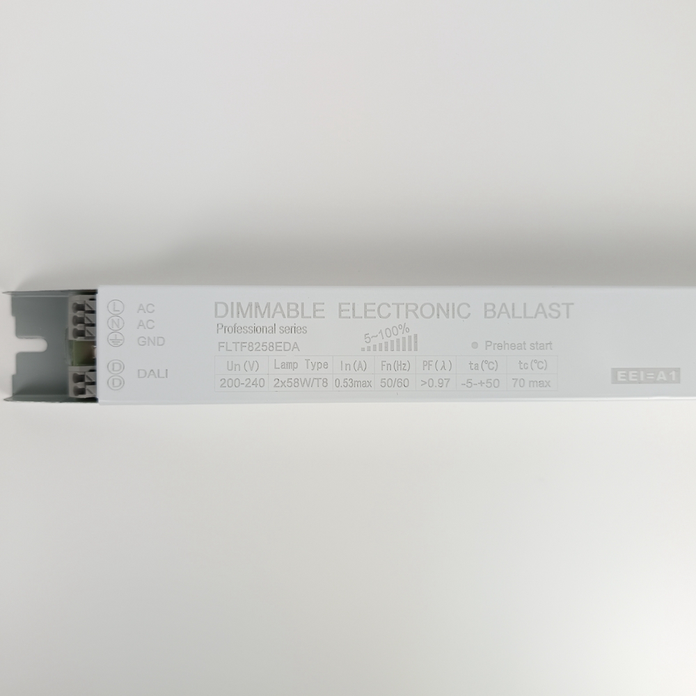 DALI Dimmable Electronic Ballast for 2x58w Flourescent Ballast 220-240v