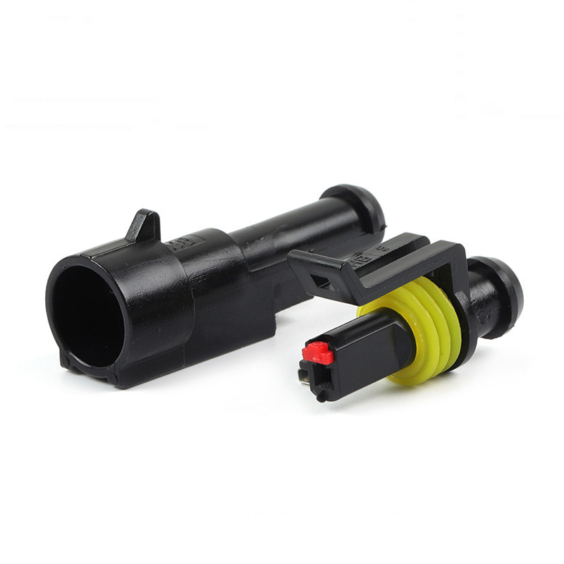 1-hole Automotive Waterproof Connector for Xenon Lamp Wiring Harness Connector for HID Male-female Plugs DJ7011-1.5-11/21