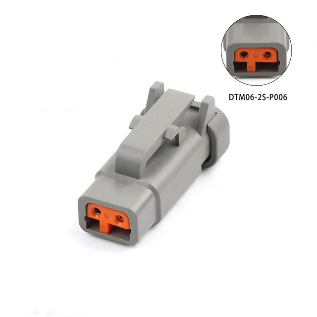 DTM Automotive Connector 2P Plug-in Connector Waterproof Sealing Strip Resistor Plug DTM06-2S-P006