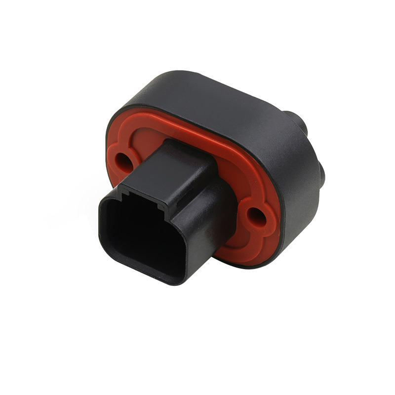 DT15-2PB Circuit Board Straight Pin Socket Waterproof Connector PCB Soldering Board End Connector DT06-2S