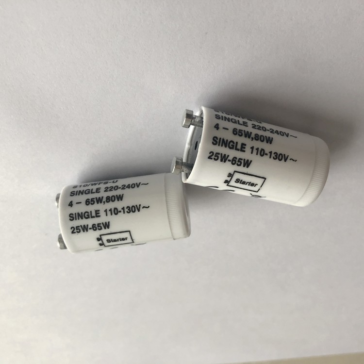S10 4-65w Fluorescent Starter 220-240v FS-U Single Fluorescent Light Lamp Starters
