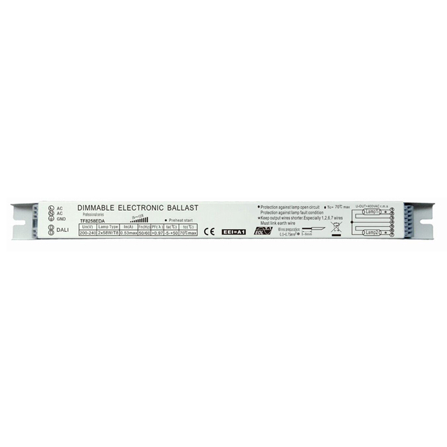 T8 Ballast Electric Dali Dimmable Electronic Ballast for 2x58w Flourescent Lamp Ballast