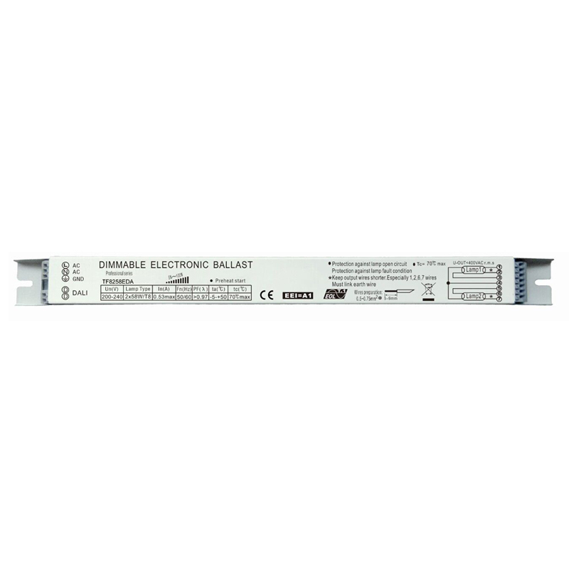 T8 Ballast Electric Dali Dimmable Electronic Ballast for 2x58w Flourescent Lamp Ballast