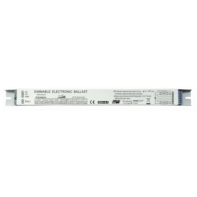 T8 Ballast Electric Dali Dimmable Electronic Ballast for 2x58w Flourescent Lamp Ballast
