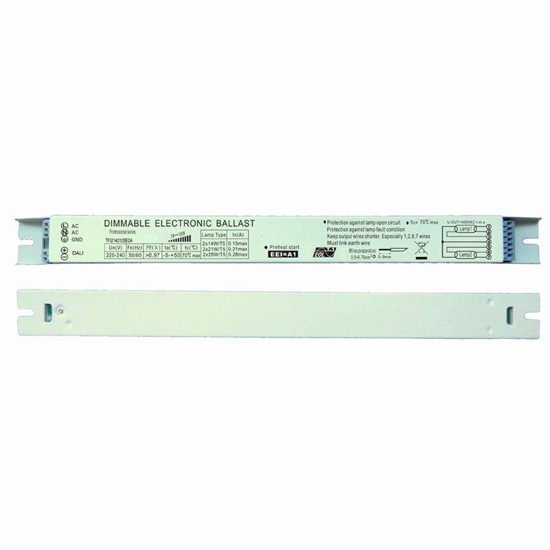 Dimmable Dali Electronic Ballast for Fluorecent Lamps T5 2x14/21/28W