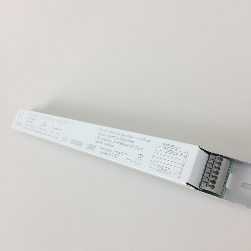 T8 Electronic Ballast 2*36w 0-10v T8 Dimmable Fluorescent Ballast