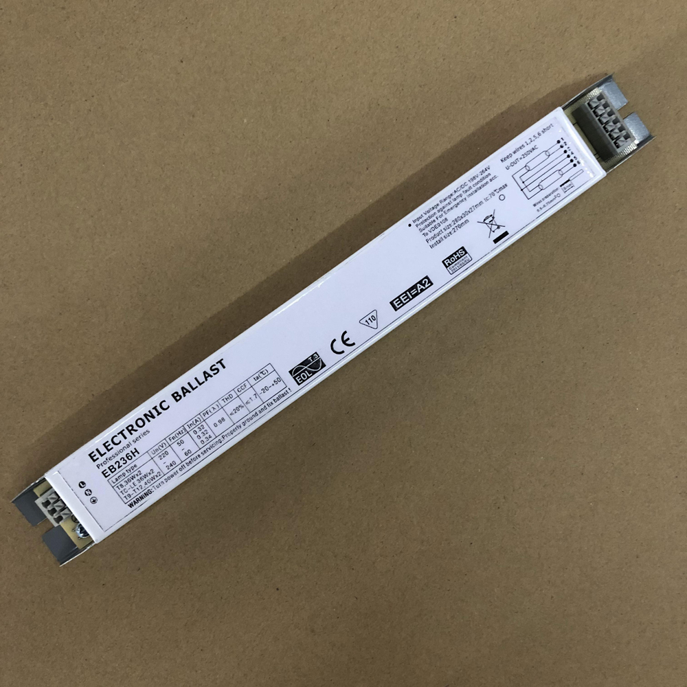 2x36w Electronic Ballast for Fluorescent Lamp T8 CE Certificate