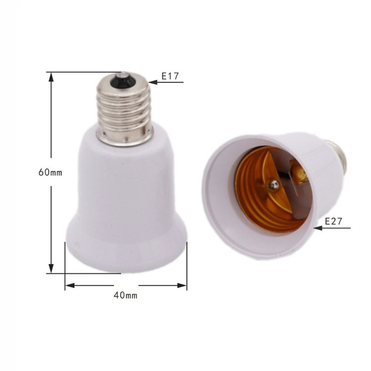 Selling E17 to E27 Conversion Lamp Holder E17-E27 Adapter Extension Lightholder Lamp Base