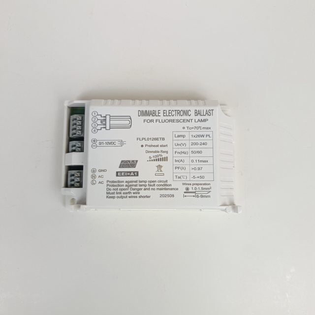 0/1-10v Dimming Electronic Ballast 26W PLL 220V-240V