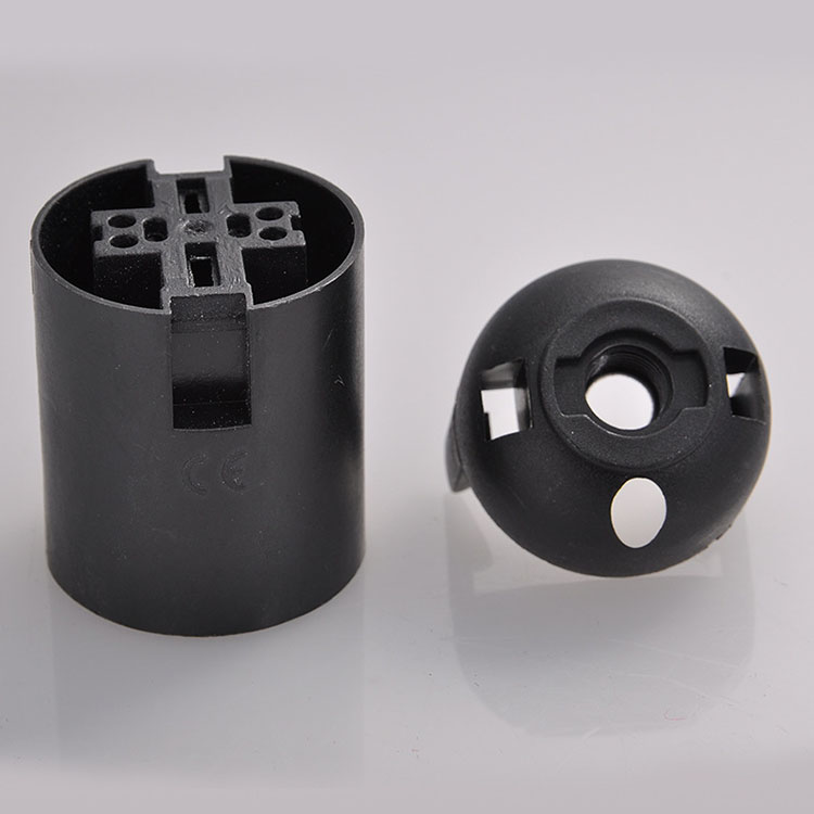 Manufacturers Supply Wholesale E27 Card Type Light Body Lightholder Plastic E27 Lamp Holder Led Screw Lamp Socket