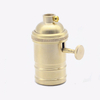 E27 Screw Mouth Pure Copper Chandelier Table Lamp Floor Lamp Retro Lamp Holder Brass Lighting Accessories