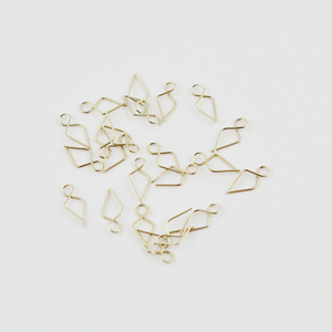 Crystal Chandelier Accessories, Fish-tail Fork Pin Crystal Chandelier Glass Rod Clip Fish-tail Fork Pin 8-shaped Clip