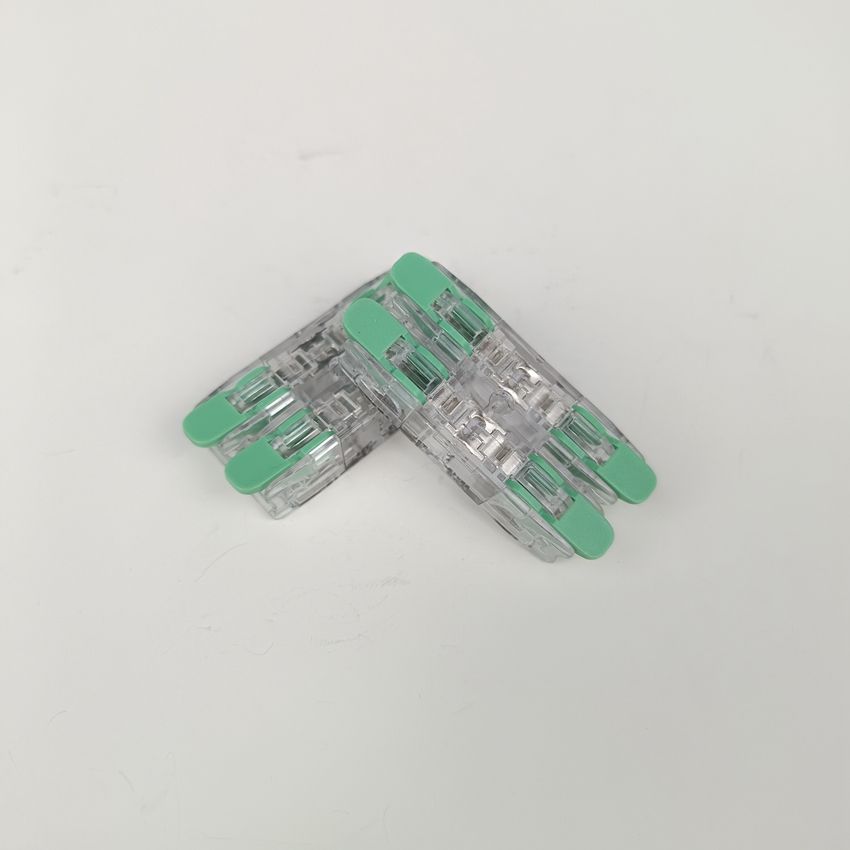 DIY 32A big current reusable lever nut UL listed fast connector 2 in 2 out 2 way wire connector