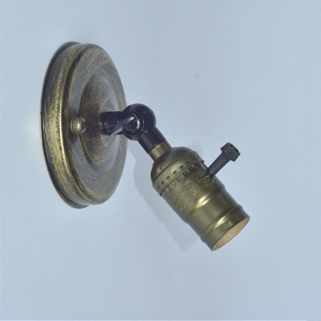 Retro Lamp Holder Wall Lamp Balcony Aisle Bedroom Bedside Wall Lighting Fixture Accessories