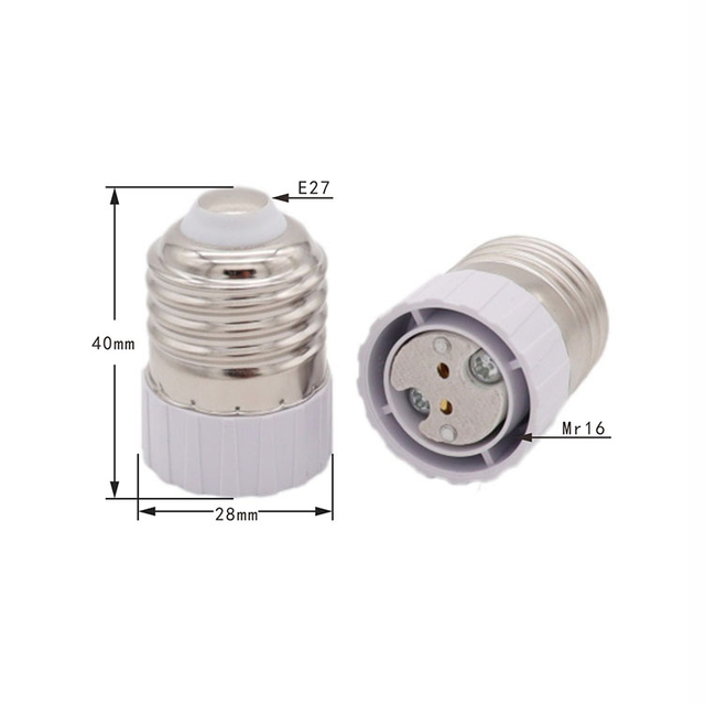 E27-MR16 Aging Lamp Holder MR16 G5.3 Lamp Holder Converter/E27 to MR16 EU Lightholder