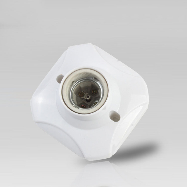 86mm Type Threaded Lamp Holder Ceramic Flat Lamp E27 Ceramic Lamp Holder E27 Lighting