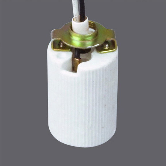 Directly Supply E14 Lamp Socket Ceramic Lamp Holder High Temperature Lamp Holder