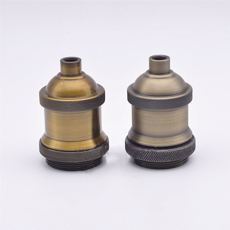 Edison Retro Aluminum Lamp Holder Ceiling Chandelier bar Creative Coffee Clothing Store Lighting Fixture Accessories