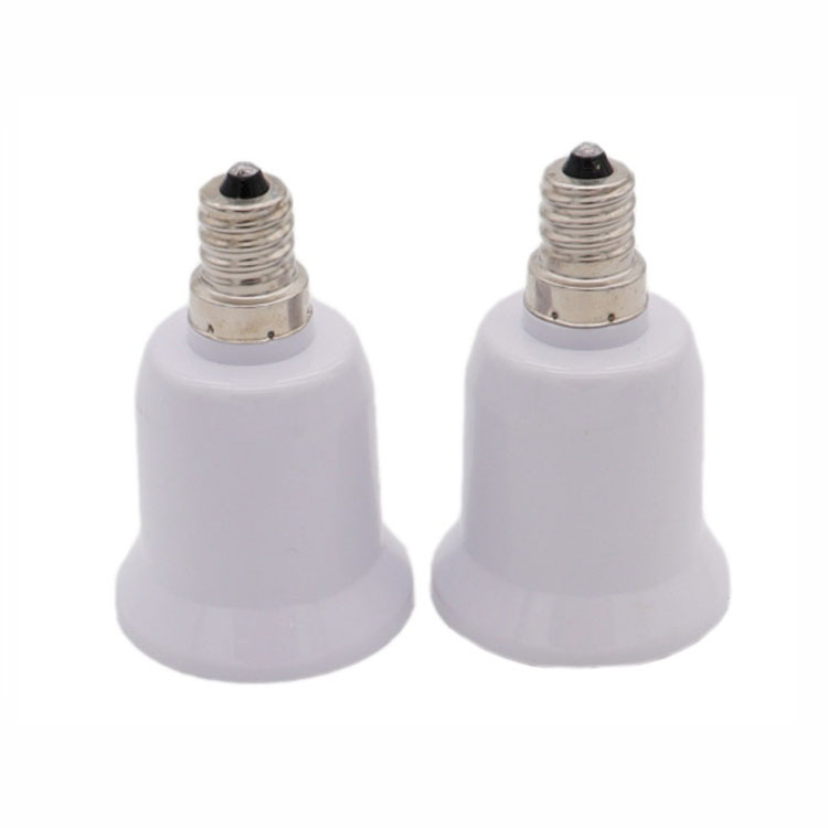 Factory Direct Sale E12 to E27 E12-e27 Led Lamp Holder Conversion Lamp Holder Adapter Extension Lamp Holder