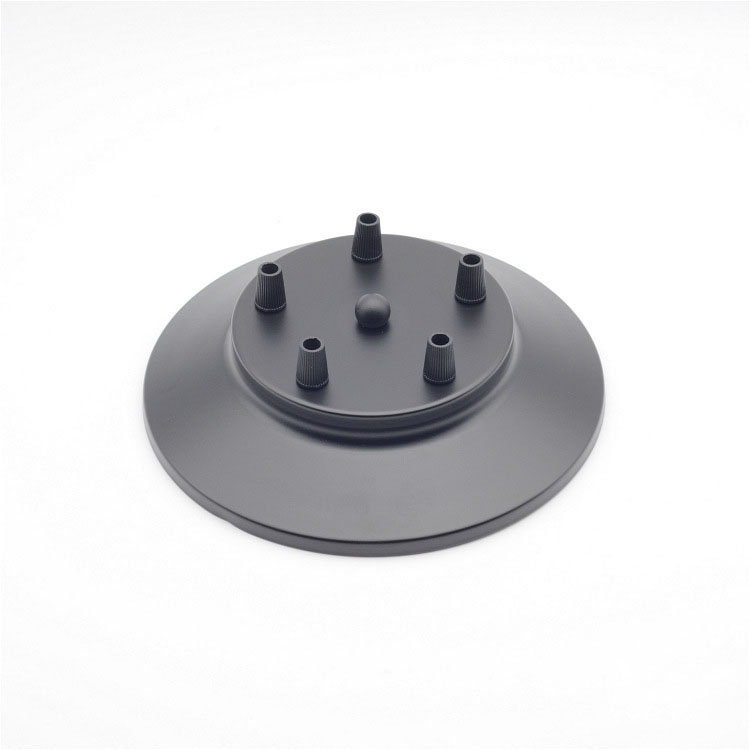 Restaurant Ceiling Lamp Perforated Locking Buckle Ceiling Plate Base Straight Side Disc Lighting Fittings