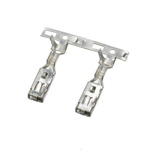 DJ625B-2.8*0.8A Automotive Terminal, Suitable for Crimping Wire Terminals and Connectors, Tinned Female Terminal
