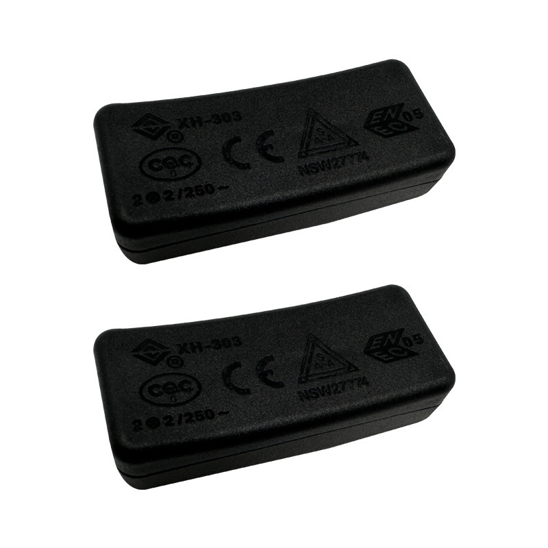 303 Black/white In-line Rocker Corded Boat Switch for Table Lamps 250V 2A