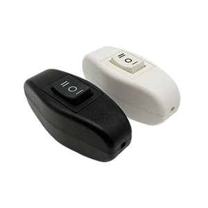 301 Inline Cord Switch 3 Way Rocker Switch with LED 4A 240V ON-OFF-ON for Bedside Lamps & Home Appliances
