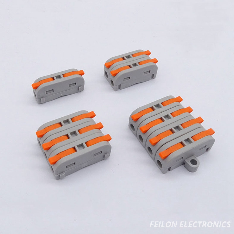  PCT-2-1M 1 Position Splice type Quick Connector One in One out Electrical Wire Splicer Connector