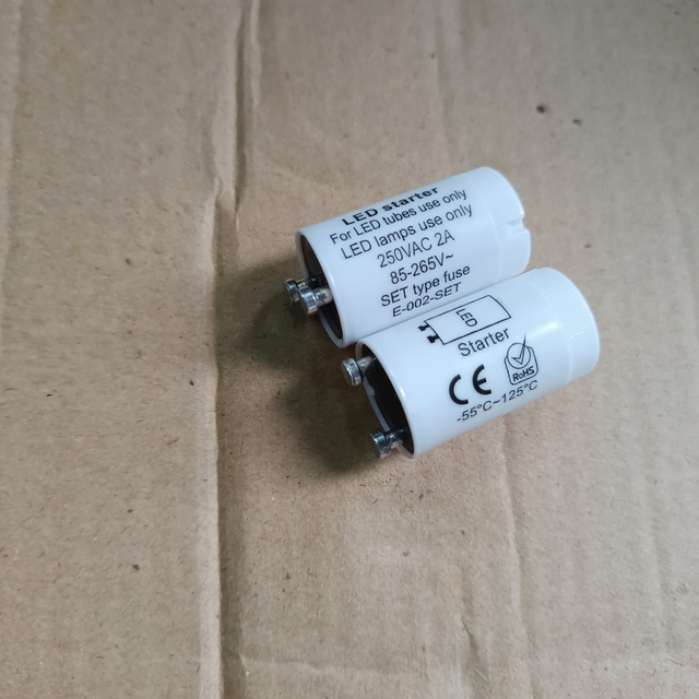Led Starter with Fuse inside 250V 1A for T8 Led Lamp